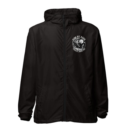 KMB Unisex lightweight zip up windbreaker